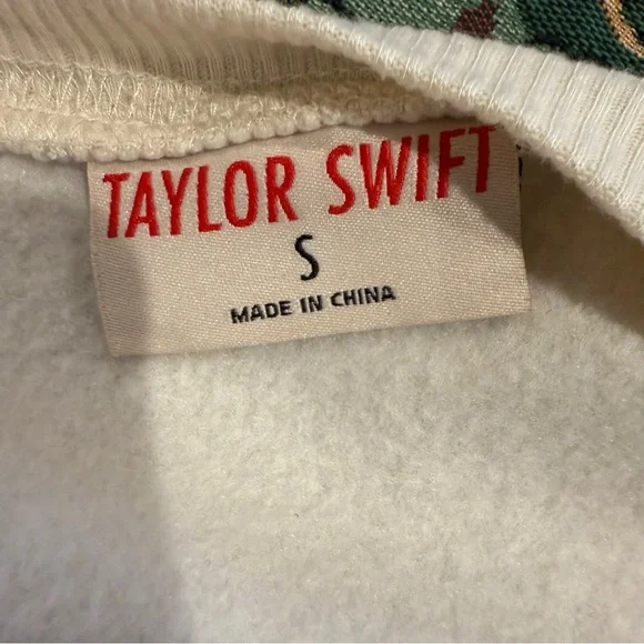 Taylor Swift Loving Him Was Red Sweatshirt Womens Sz S Pullover Album Merch - Picture 7 of 7